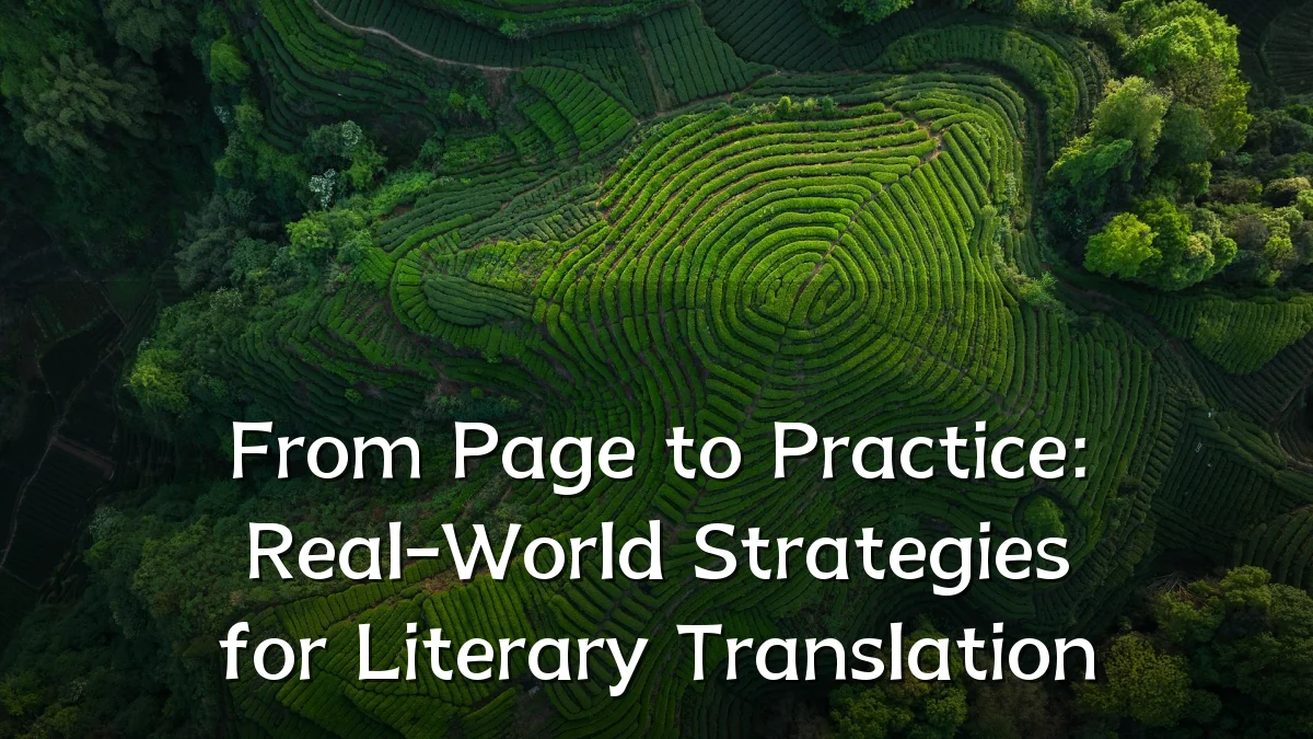 From Page to Practice: Real-World Strategies for Literary Translation