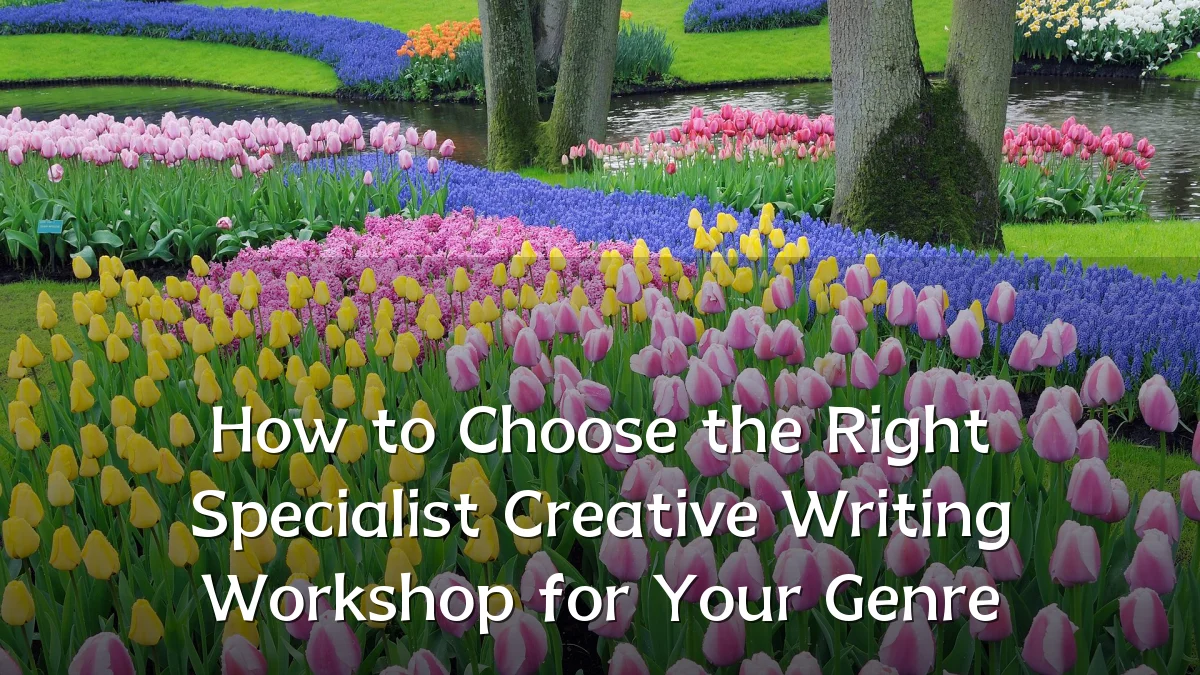 How to Choose the Right Specialist Creative Writing Workshop for Your Genre