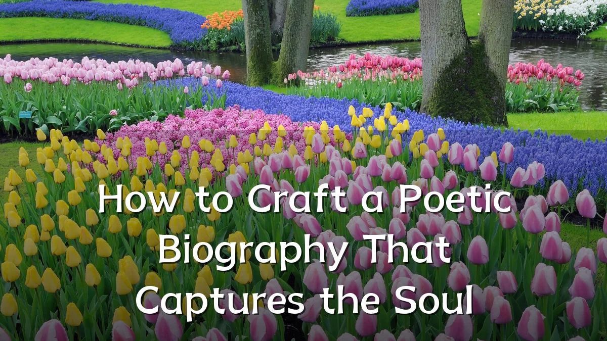 How to Craft a Poetic Biography That Captures the Soul