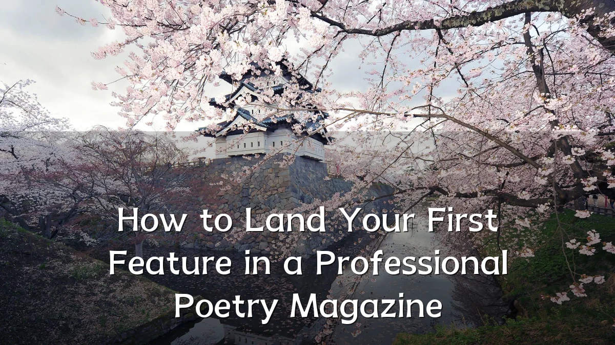 How to Land Your First Feature in a Professional Poetry Magazine