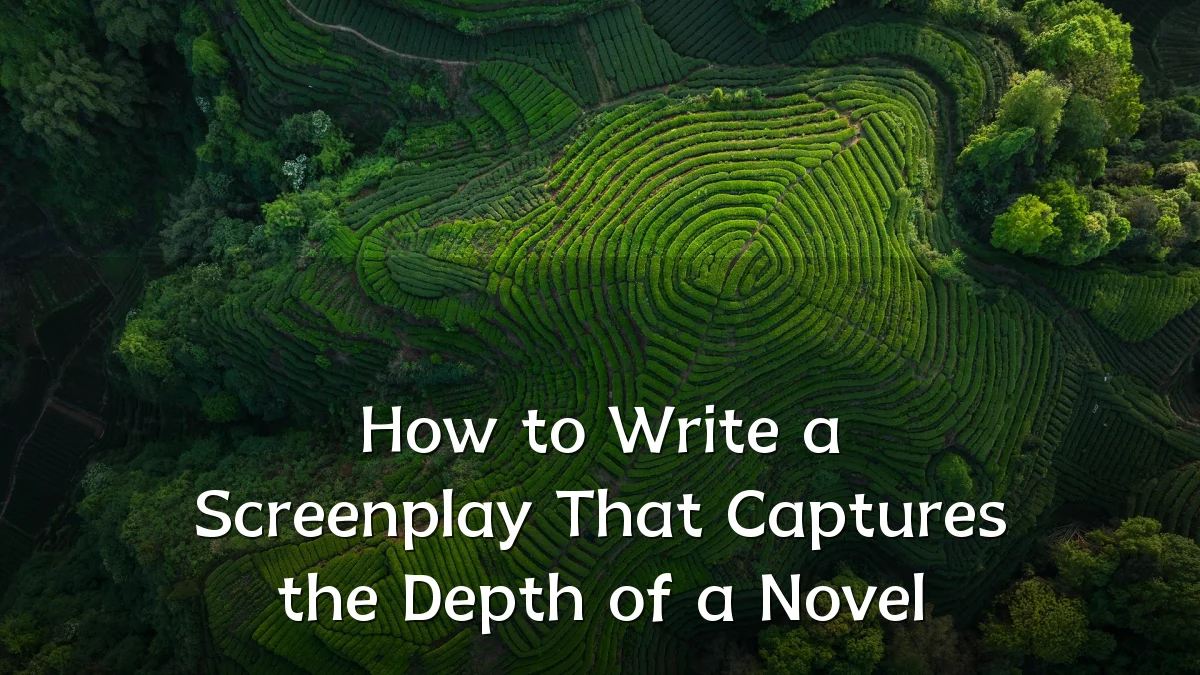 How to Write a Screenplay That Captures the Depth of a Novel