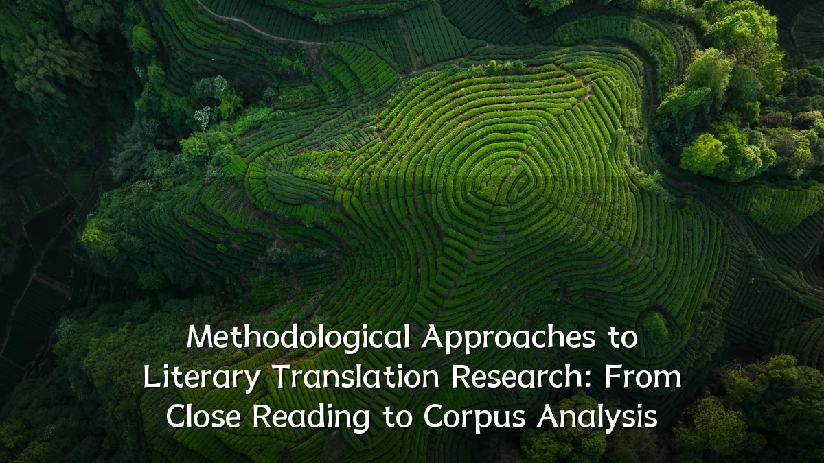 Methodological Approaches to Literary Translation Research: From Close Reading to Corpus Analysis