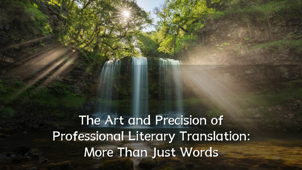The Art and Precision of Professional Literary Translation: More Than Just Words