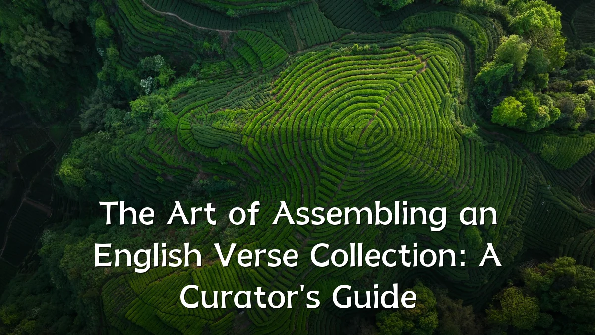 The Art of Assembling an English Verse Collection: A Curator's Guide