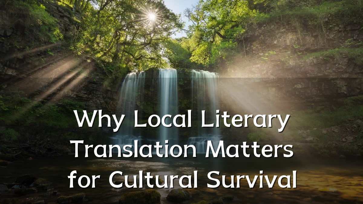 Why Local Literary Translation Matters for Cultural Survival