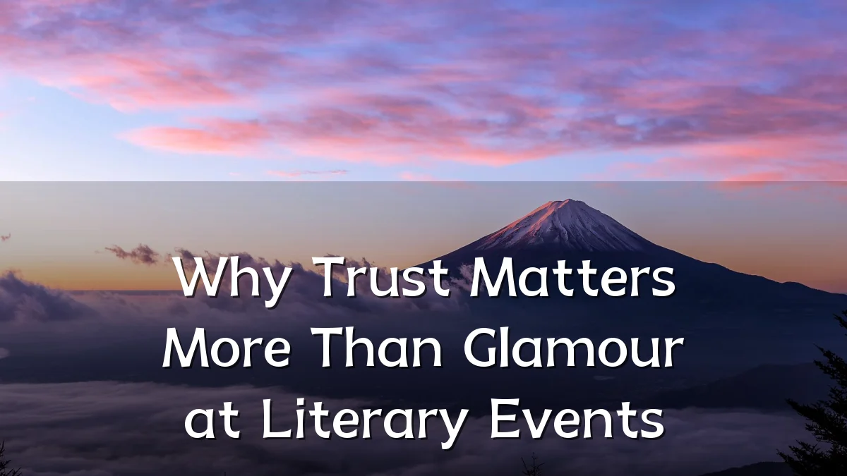 Why Trust Matters More Than Glamour at Literary Events