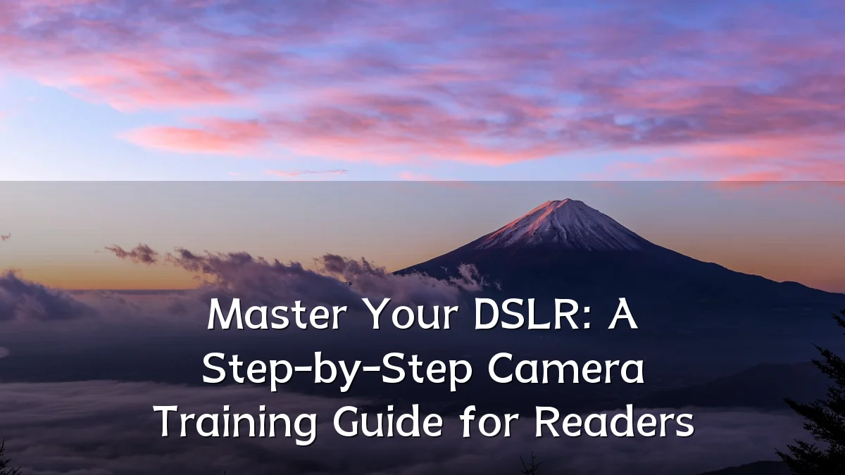 Master Your DSLR: A Step-by-Step Camera Training Guide for Readers