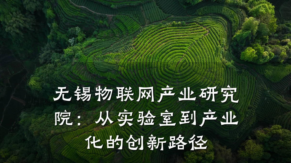 无锡物联网产业研究院:从实验室到产业化的创新路径